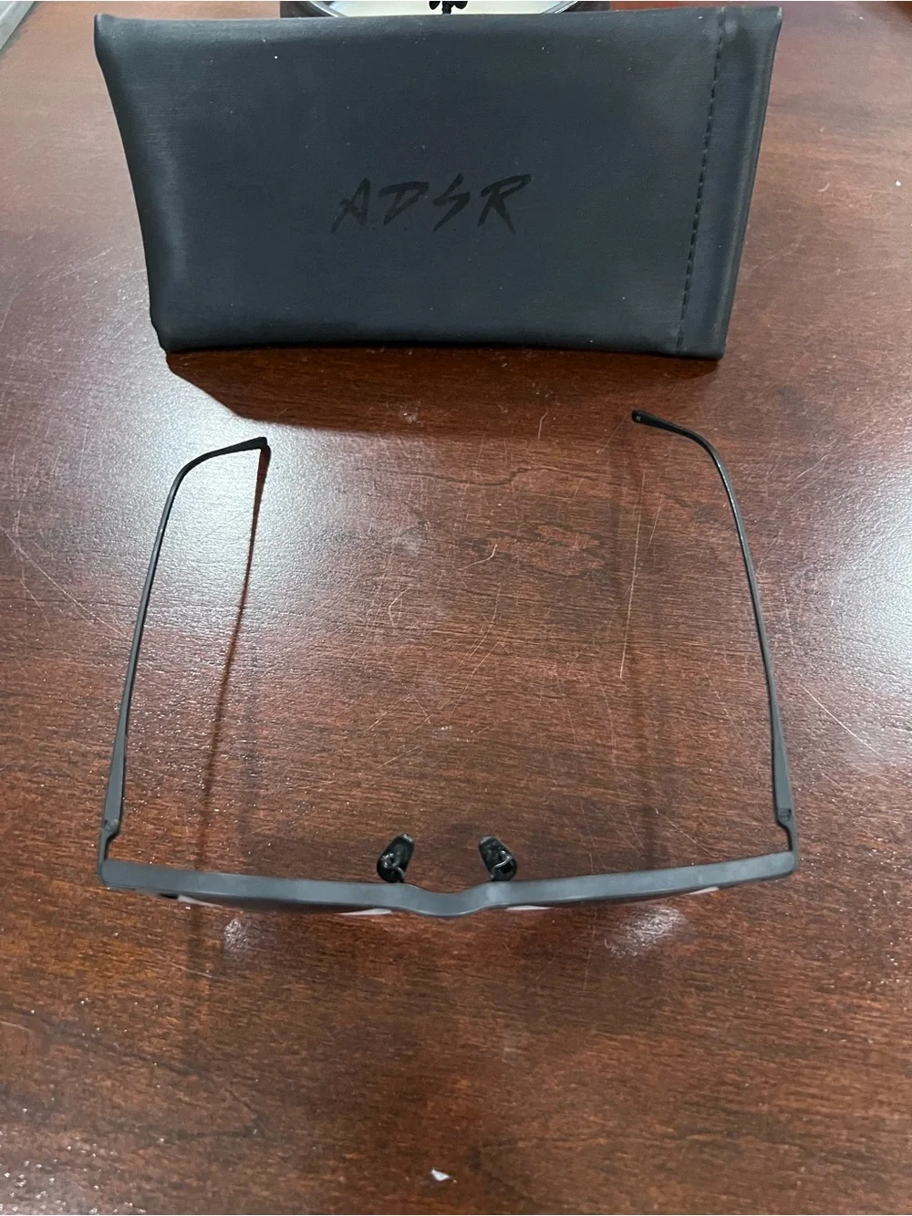 Men's Round ADSR Polarized Sunglasses in Black/Gray Authentic from Tokyo